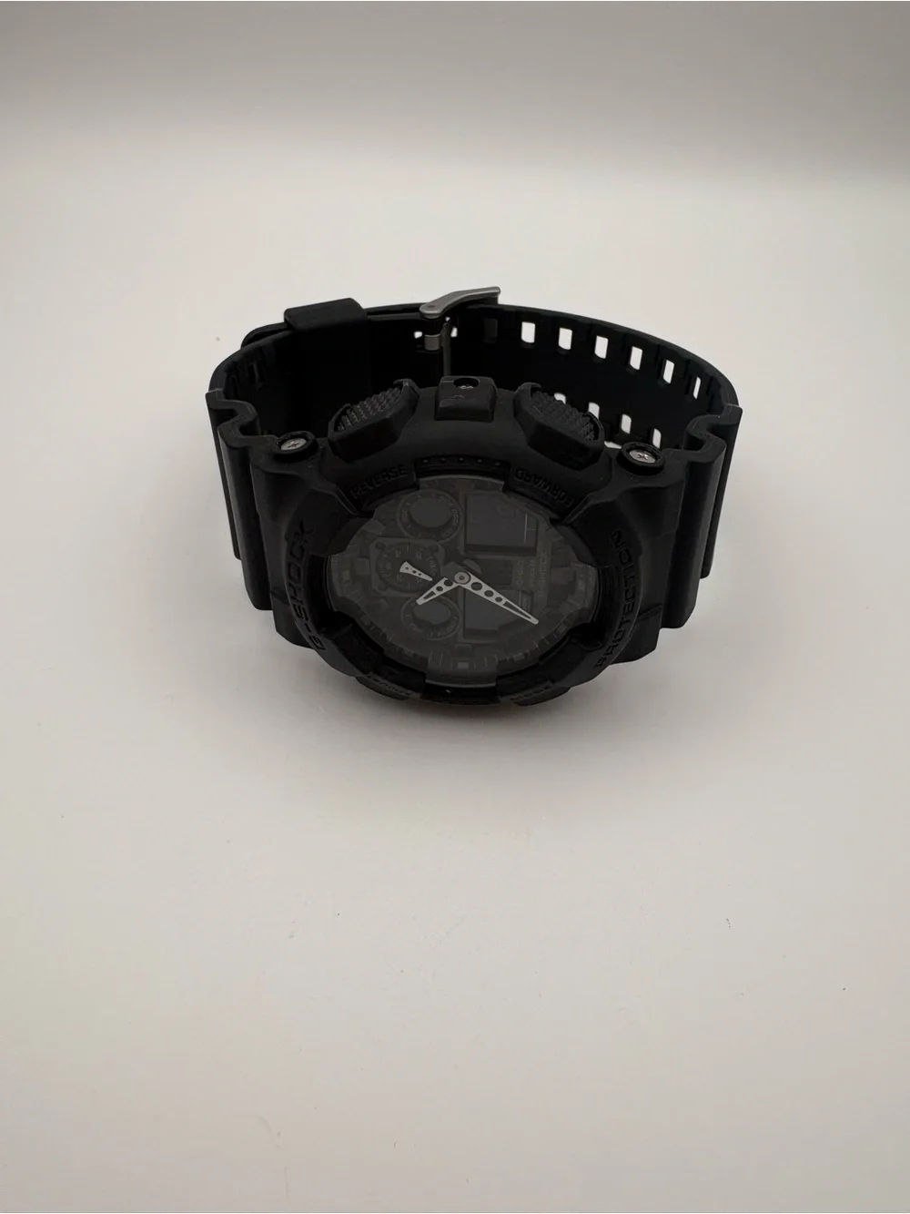 Casio G-Shock Resist 5081 GA-100 Mens Watch Black Analog Digital 200M